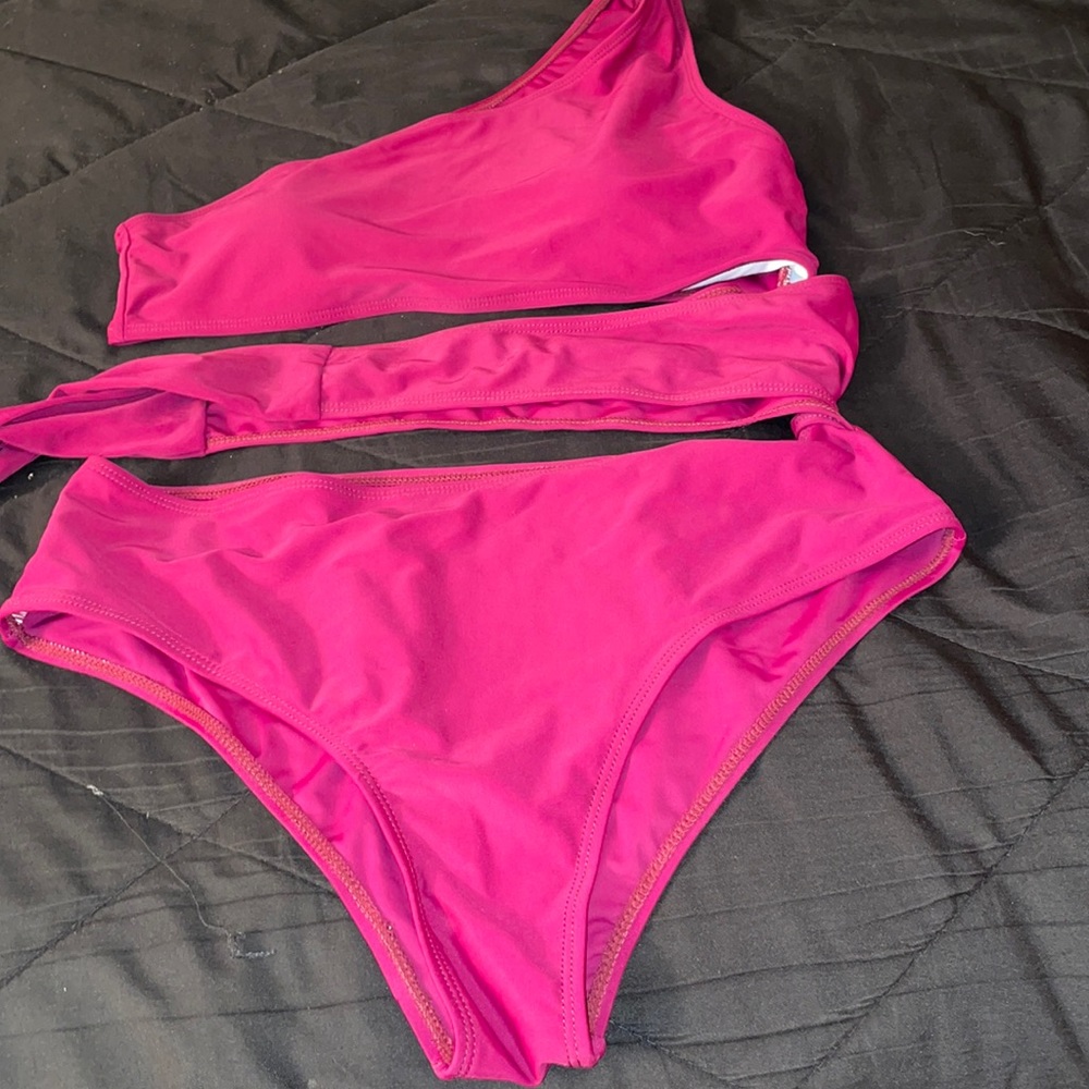 🔥Sale🔥1 piece swimsuit with 1 strap/tie at waist